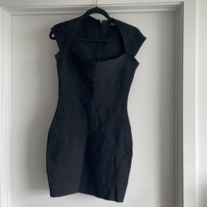 Akira black bandage dress size M